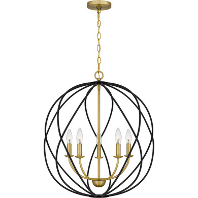 Mid. Chandeliers Candle by Quoizel ( 10 | BYN2824AB Bryn ) 