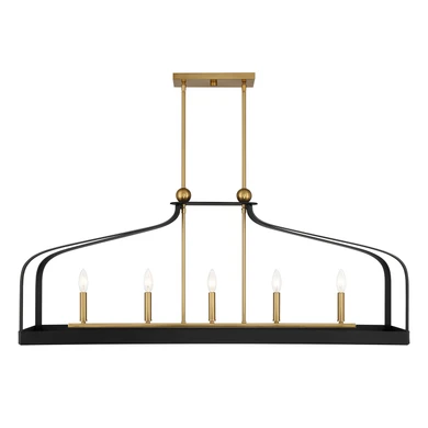Linear/Island 4 Light + by Savoy House ( 51 | 1-7804-5-143 Sheffield ) 
