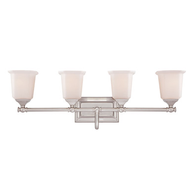 Bathroom Fixtures Four Lights by Quoizel ( 10 | NL8604BN Nicholas ) 