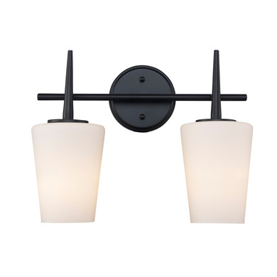 Bathroom Fixtures Two Lights by Trans Globe Imports ( 110 | 71892 BK ) 