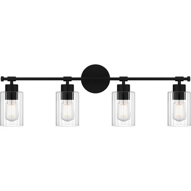 Bathroom Fixtures Four Lights by Quoizel ( 10 | CAP8632MBK Caputo ) 