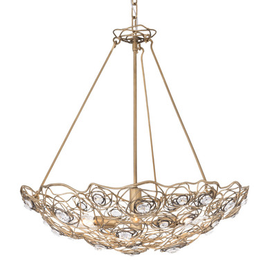 Mid. Chandeliers Metal Shade by Varaluz ( 137 | 500P06HGOB Ethereal Rose ) 