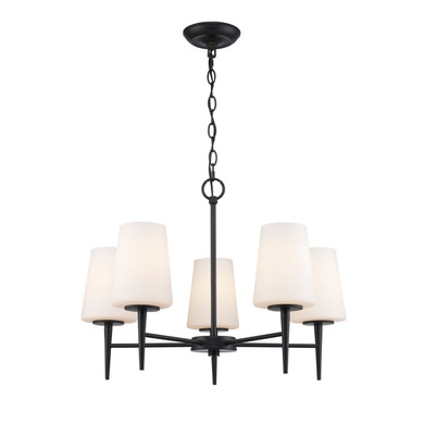 Mid. Chandeliers Glass Up by Trans Globe Imports ( 110 | 71895 BK ) 