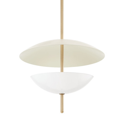 Pendants Glass Down by Troy Lighting ( 67 | F6624-PBR/SSD Dion ) 