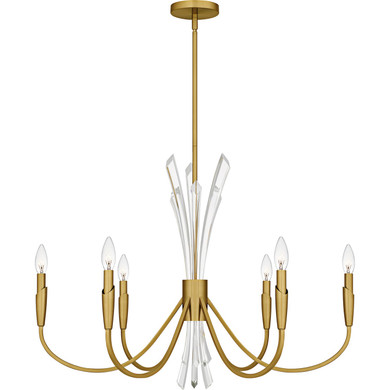 Mid. Chandeliers Candle by Quoizel ( 10 | CCY5032BRG Cecily ) 