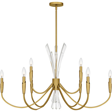 Large Chandeliers Candle by Quoizel ( 10 | CCY5040BRG Cecily ) 