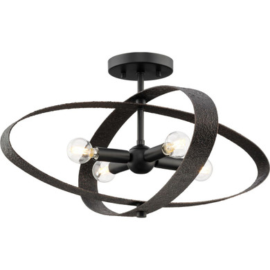 Semi-Flush Mts. Cage by Progress Lighting ( 54 | P350280-31M Allegheny ) 