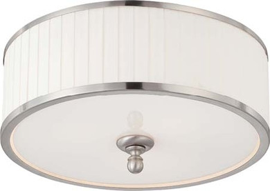 Flush Mounts Drum Shade by Nuvo Lighting ( 72 | 60-4741 Candice ) 