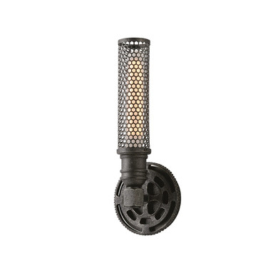 Sconces Single Glass by Troy Lighting ( 67 | B3831-APW Atlas ) 