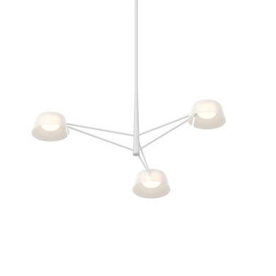 Mid. Chandeliers Glass Down by Sonneman ( 69 | 2033.17W Ray ) 