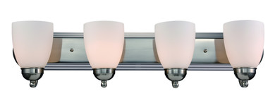 Bathroom Fixtures Four Lights by Trans Globe Imports ( 110 | 3504-1 BN Clayton ) 