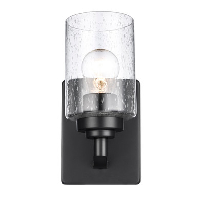 Sconces Single Glass by Trans Globe Imports ( 110 | 80521 BK Mod Pod ) 