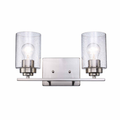 Bathroom Fixtures Two Lights by Trans Globe Imports ( 110 | 80522 BN Mod Pod ) 