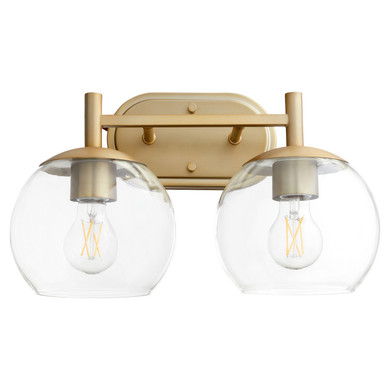 Bathroom Fixtures Two Lights by Quorum ( 19 | 578-2-80 Lyon ) 