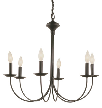 Mid. Chandeliers Candle by Trans Globe Imports ( 110 | 9016 BK Candle ) 
