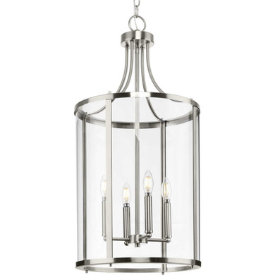 Foyer/Hall Lanterns Glass w/Frame by Progress Lighting ( 54 | P500391-009 Gilliam ) 