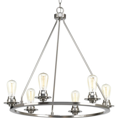 Mid. Chandeliers Glass Up by Progress Lighting ( 54 | P400015-009 Debut ) 