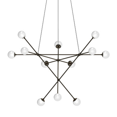 Large Chandeliers Glass Shade by Sonneman ( 69 | 2082.37W Proton ) 
