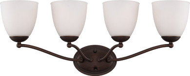 Bathroom Fixtures Four Lights by Nuvo Lighting ( 72 | 60-5134 Patton ) 