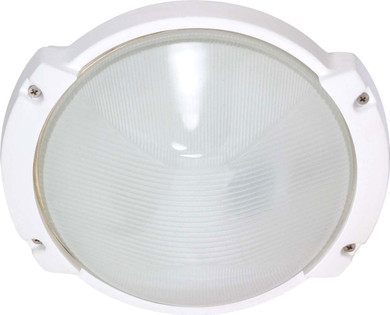 Exterior Wall Mt./Flush by Nuvo Lighting ( 72 | 60-516 Die Cast Bulk Heads Semi Gloss White ) 