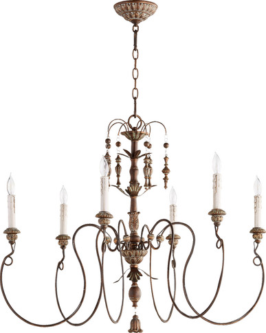Mid. Chandeliers Candle by Quorum ( 19 | 6006-6-39 Salento ) 