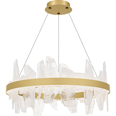 Mid. Chandeliers Ring/Halo by Quoizel ( 10 | PCAUR5030SGD Aurelia ) 