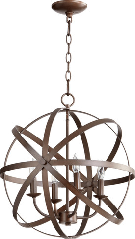 Mid. Chandeliers Sphere by Quorum ( 19 | 6009-4-86 Celeste ) 