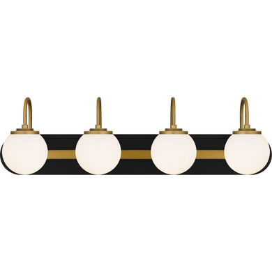 Bathroom Fixtures Four Lights by Quoizel ( 10 | DES8631MBK Desmond ) 