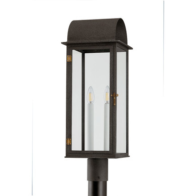 Exterior Post/Pier Head by Troy Lighting ( 67 | P2225-FRN/PBR Bohen ) 