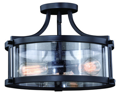 Semi-Flush Mts. Cage by Vaxcel ( 63 | C0175 Holbrook ) 