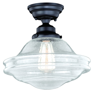 Semi-Flush Mts. Glass Down by Vaxcel ( 63 | C0177 Huntley ) 