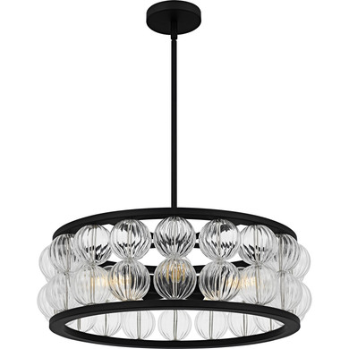 Pendants Drum Shade by Quoizel ( 10 | TRK2823MBK Terrarock ) 