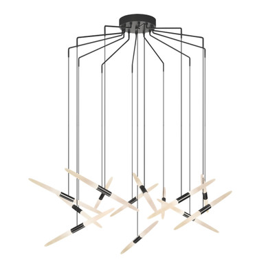 Mid. Chandeliers Glass Down by Sonneman ( 69 | 2896.25 Ballet ) 