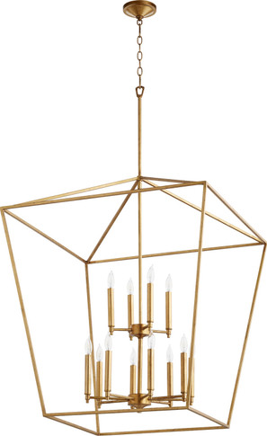 Foyer/Hall Lanterns Open Frame by Quorum ( 19 | 604-12-74 Gabriel ) 