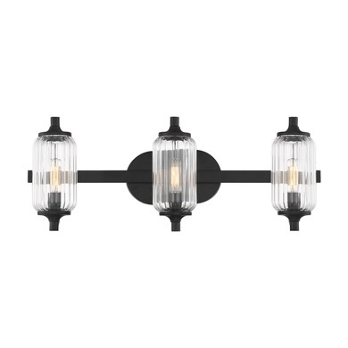 Bathroom Fixtures Three Lights by Savoy House ( 51 | 8-3024-3-BK Holton ) 
