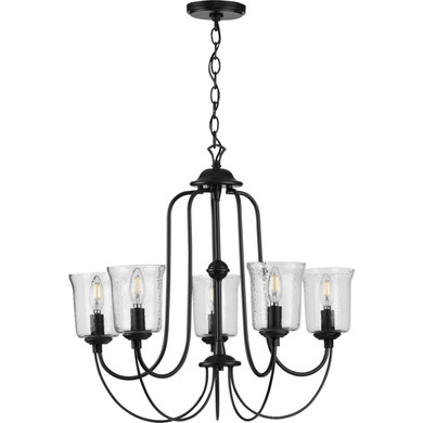 Mid. Chandeliers Glass Up by Progress Lighting ( 54 | P400194-031 Bowman ) 