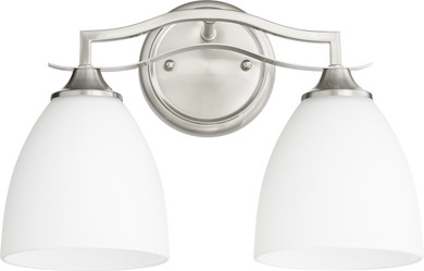 Bathroom Fixtures Two Lights by Quorum ( 19 | 5027-2-65 Jardin ) 