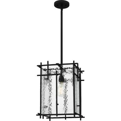 Pendants Glass Down by Quoizel ( 10 | DPN1512MBK Daphne ) 