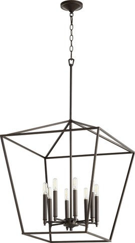 Foyer/Hall Lanterns Open Frame by Quorum ( 19 | 604-8-86 Gabriel ) 