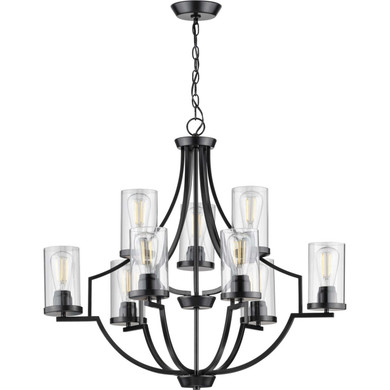 Mid. Chandeliers Glass Up by Progress Lighting ( 54 | P400198-031 Lassiter ) 