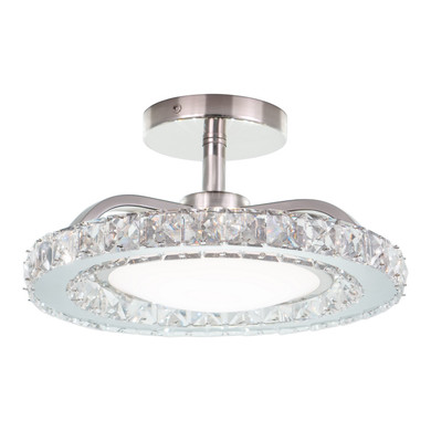 Semi-Flush Mts. Glass Down by Vaxcel ( 63 | C0276 Clara ) 