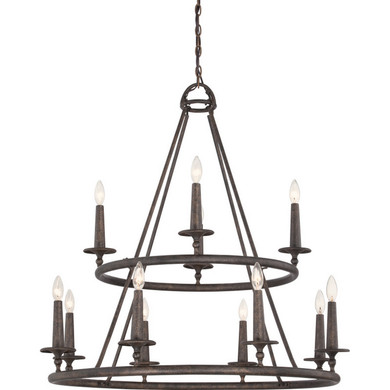 Large Chandeliers Candle by Quoizel ( 10 | VYR5012ML Voyager ) 