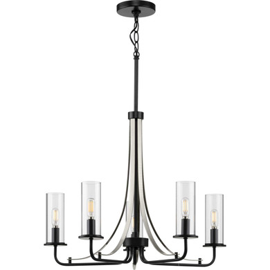 Mid. Chandeliers Glass Up by Progress Lighting ( 54 | P400209-031 Riley ) 