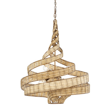 Mid. Chandeliers Empire/Basket by Varaluz ( 137 | 240P06BTR Flow ) 