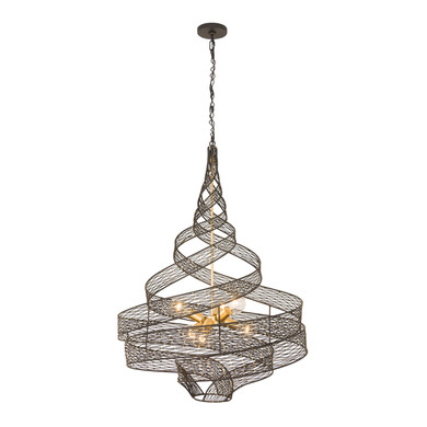 Mid. Chandeliers Empire/Basket by Varaluz ( 137 | 240P06MBFG Flow ) 