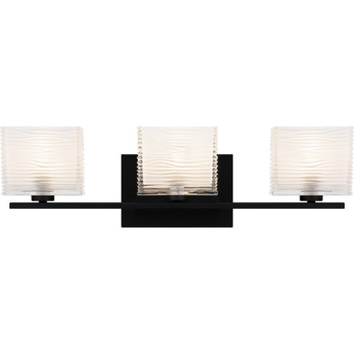 Bathroom Fixtures Three Lights by Quoizel ( 10 | WCP8603MBK Westcap ) 