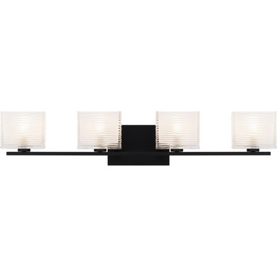 Bathroom Fixtures Four Lights by Quoizel ( 10 | WCP8604MBK Westcap ) 
