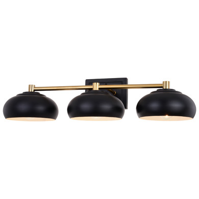 Bathroom Fixtures Three Lights by Vaxcel ( 63 | W0385 Belmont ) 
