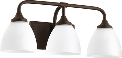 Bathroom Fixtures Three Lights by Quorum ( 19 | 5059-3-86 Enclave ) 