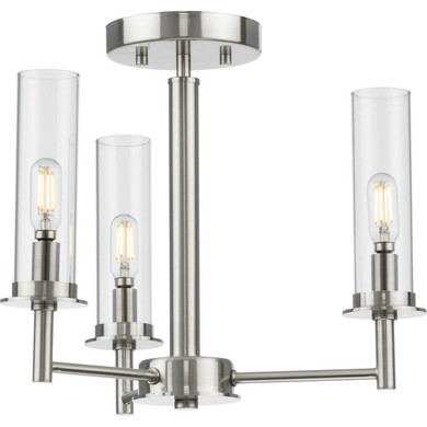 Semi-Flush Mts. Candle by Progress Lighting ( 54 | P400250-009 Kellwyn ) 